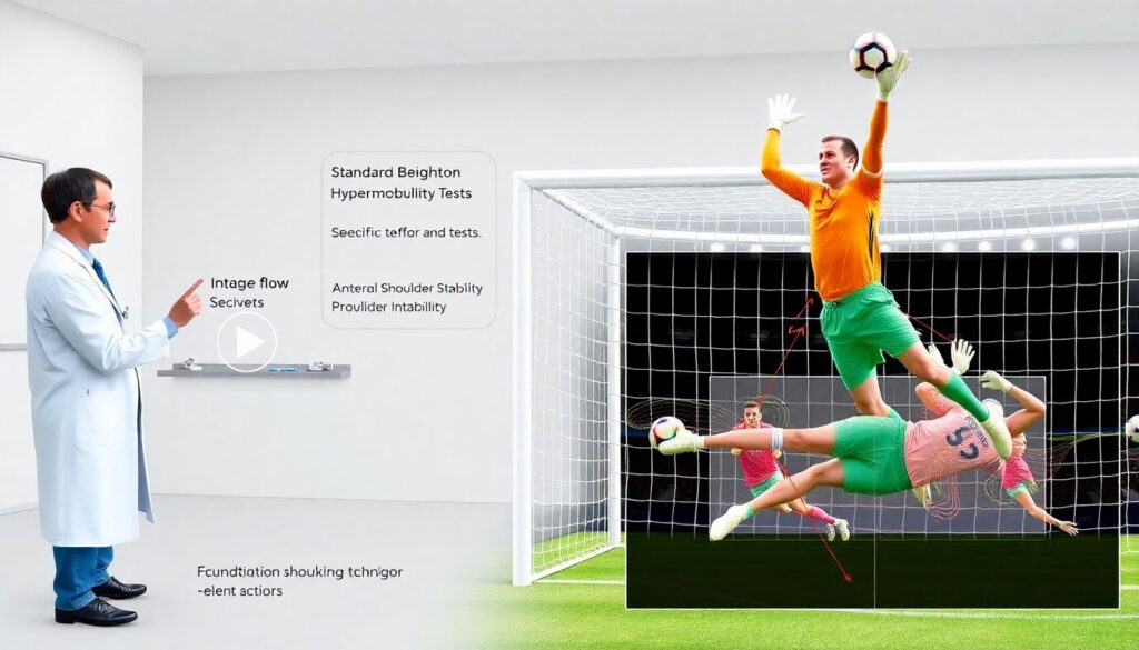 Гипермобильность плечевого сустава вратаря: риски и профилактика - иллюстрация