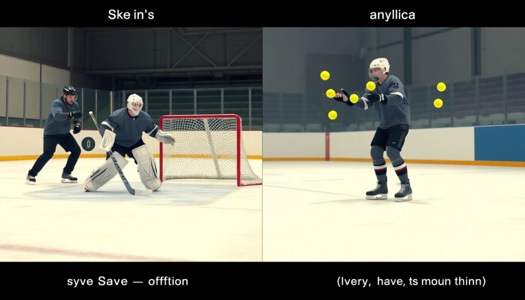 Способы ускорить реакции вратаря после остановки шайбы - иллюстрация