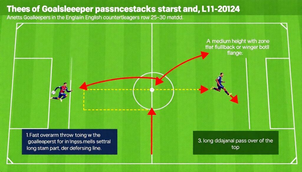 Как тренировать точность паса вратарей в быстрой контратаке - иллюстрация