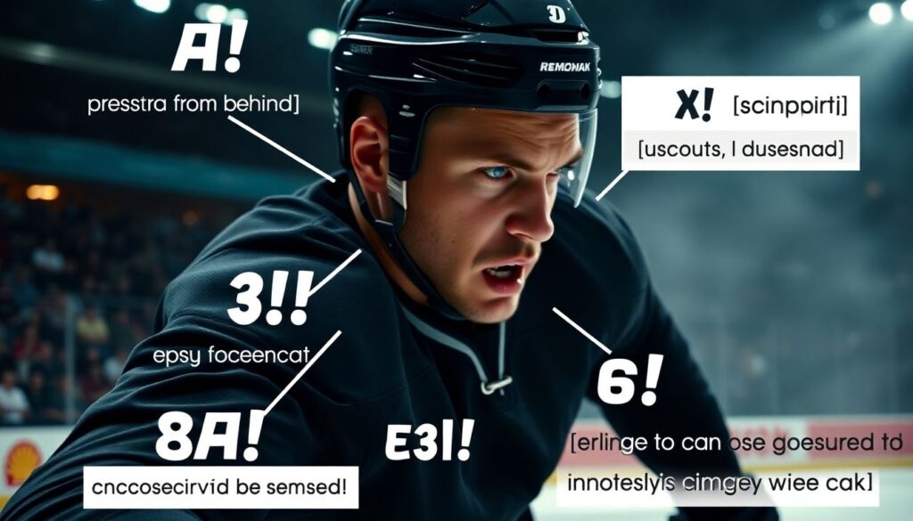 Коммуникация между защитниками и вратарём на льду - иллюстрация