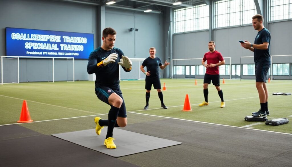 Технические упражнения для укрепления коленей вратаря - иллюстрация