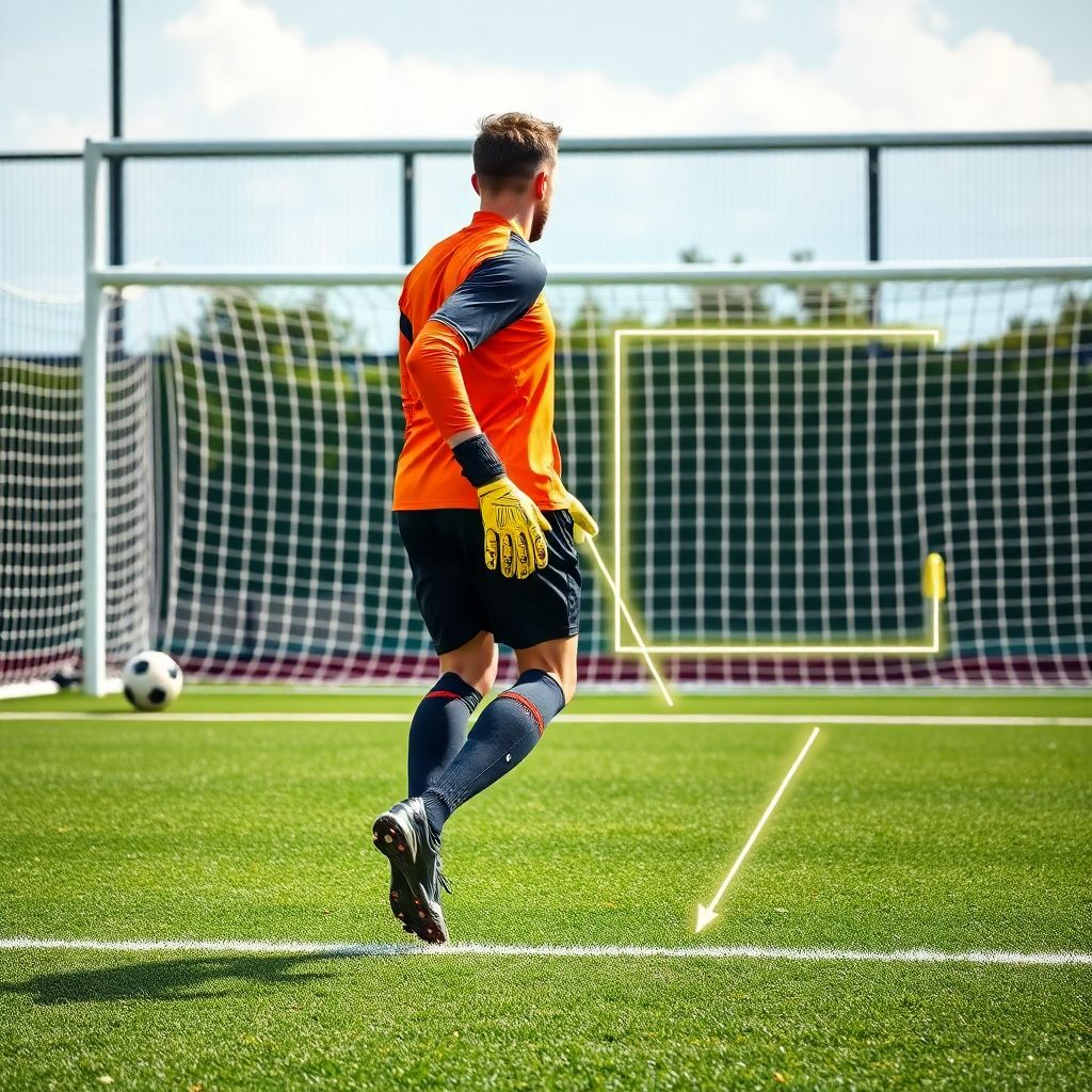 Как вратарю тренировать перемещения по диагоналям для эффективной игры