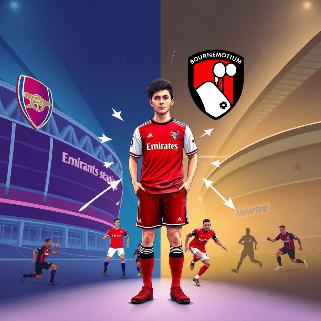 Борнмут нацелился на молодого игрока Арсенала как ключевое усиление зимой
