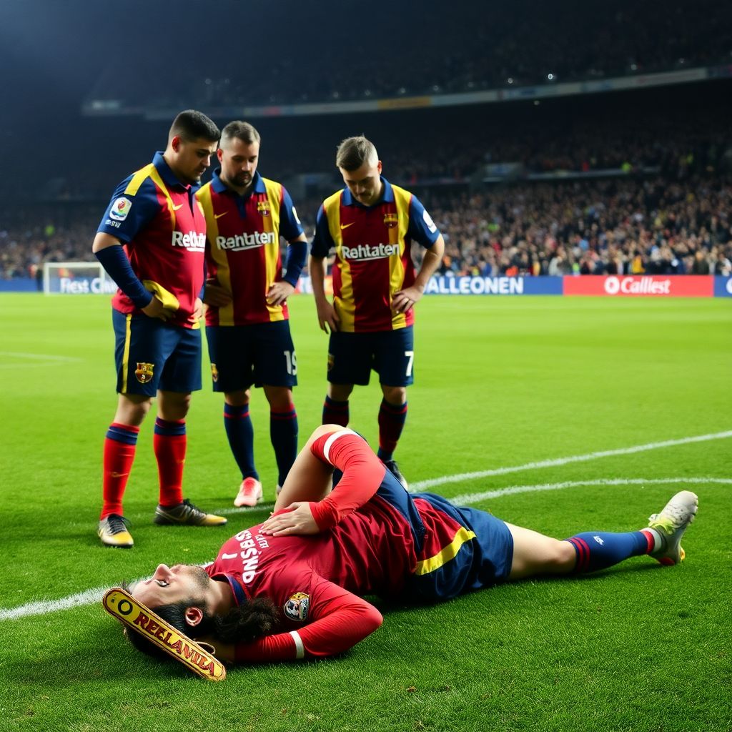 Вратарь Барселоны Жоан Гарсия избежал серьёзной травмы в матче с Ньюкаслом